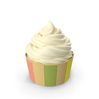 Ice Cream Cup Vanilla PNG & PSD Images