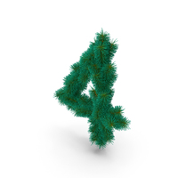 Christmas Tree Number 4 PNG & PSD Images