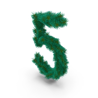 Christmas Tree Number 5 PNG & PSD Images