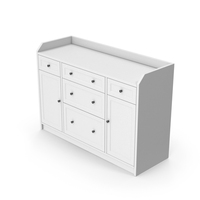 White Sideboard Cabinet PNG & PSD Images