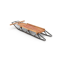 Vintage Snow Sled PNG & PSD Images