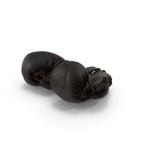 Old Brown Leather Boxing Gloves PNG & PSD Images