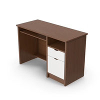 Office Desk Dark Wood PNG & PSD Images
