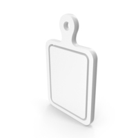 White Vegetable Cutting Board Symbol PNG & PSD Images
