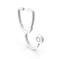 White Stethoscope Symbol PNG & PSD Images