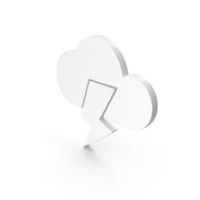 Storm Icon White PNG & PSD Images