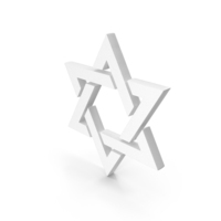 White Star Of David Icon PNG & PSD Images