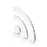 White RSS Feed Icon PNG & PSD Images
