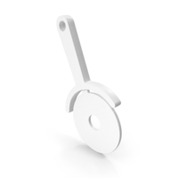 White Pizza Cutter Symbol PNG & PSD Images
