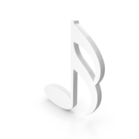 Musical Symbol White PNG & PSD Images