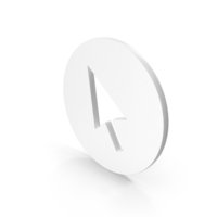 Mouse Cursor Icon White PNG & PSD Images