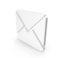 White Mail Icon PNG & PSD Images
