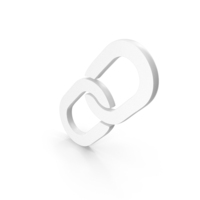 White Hyperlink Icon PNG & PSD Images