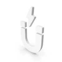 White Magnet Icon PNG & PSD Images