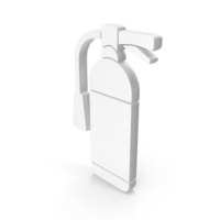 White Fire Extinguisher Symbol PNG & PSD Images