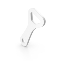 White Bottle Opener Symbol PNG & PSD Images