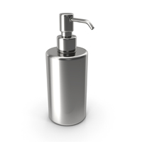 Silver Soap Dispenser PNG & PSD Images