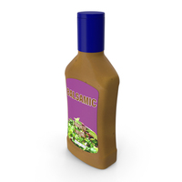 Balsamic Salad Dressing Bottle PNG & PSD Images