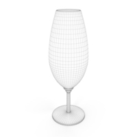 Port Wine Glass Wireframe PNG & PSD Images