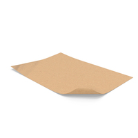 Brown Paper With Curled Corners PNG & PSD Images