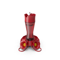 Hummingbird Feeder With Red Glass PNG & PSD Images