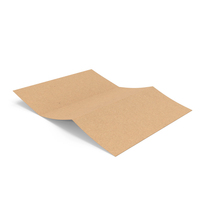 Zigzag Folded Kraft Paper PNG & PSD Images