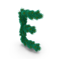 Christmas Tree Letter E PNG & PSD Images