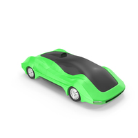 绿色塑料玩具车PNG和PSD图像