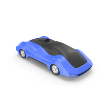塑料玩具车蓝色PNG和PSD图像