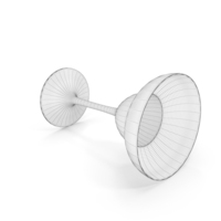 Margarita Glass Tipped Over Wireframe PNG & PSD Images