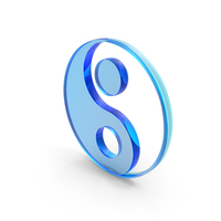 Yin Yang Icon Glass PNG & PSD Images