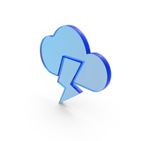 Blue Glass Storm Icon PNG & PSD Images