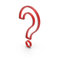 Out Line Question Mark Icon Glass PNG & PSD Images