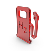 Hydrogen Filling Station Icon Glass PNG & PSD Images