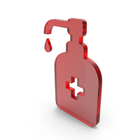 Hand Sanitizer Bottle Glass PNG & PSD Images