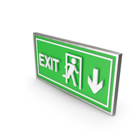 EXIT SIGN PNG & PSD Images