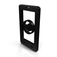 Black No Sound Mobile Icon PNG & PSD Images