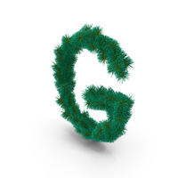 Christmas Tree Letter G PNG & PSD Images