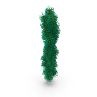 Christmas Tree Letter I PNG & PSD Images