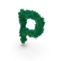 Christmas Tree Letter P PNG & PSD Images