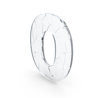 Broken Glass Number 0 PNG & PSD Images