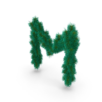 Christmas Tree Letter M PNG & PSD Images