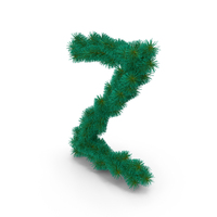 Christmas Tree Letter Z PNG & PSD Images