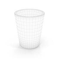 Shot Glass Wireframe PNG & PSD Images