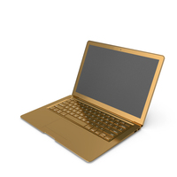 Laptop Gold PNG & PSD Images