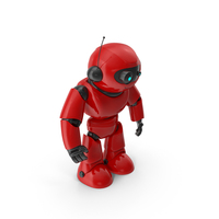 Little Red Robot PNG & PSD Images