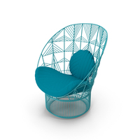 Bend Peacock Lounge Chair PNG & PSD Images