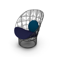 Bend Peacock Lounge Chair PNG & PSD Images