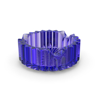 Glass Ashtray Blue PNG & PSD Images