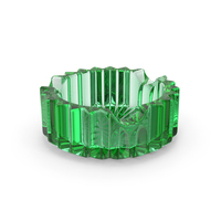 Green Glass Ashtray PNG & PSD Images